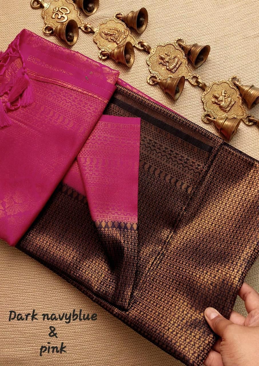 Kubera pattu silk saree.                    KP104