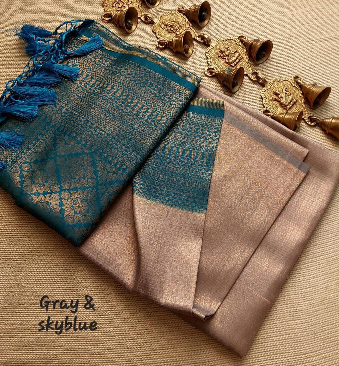 Kubera pattu silk saree.                    KP104