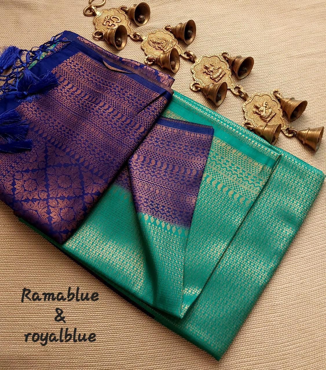 Kubera pattu silk saree.                    KP104