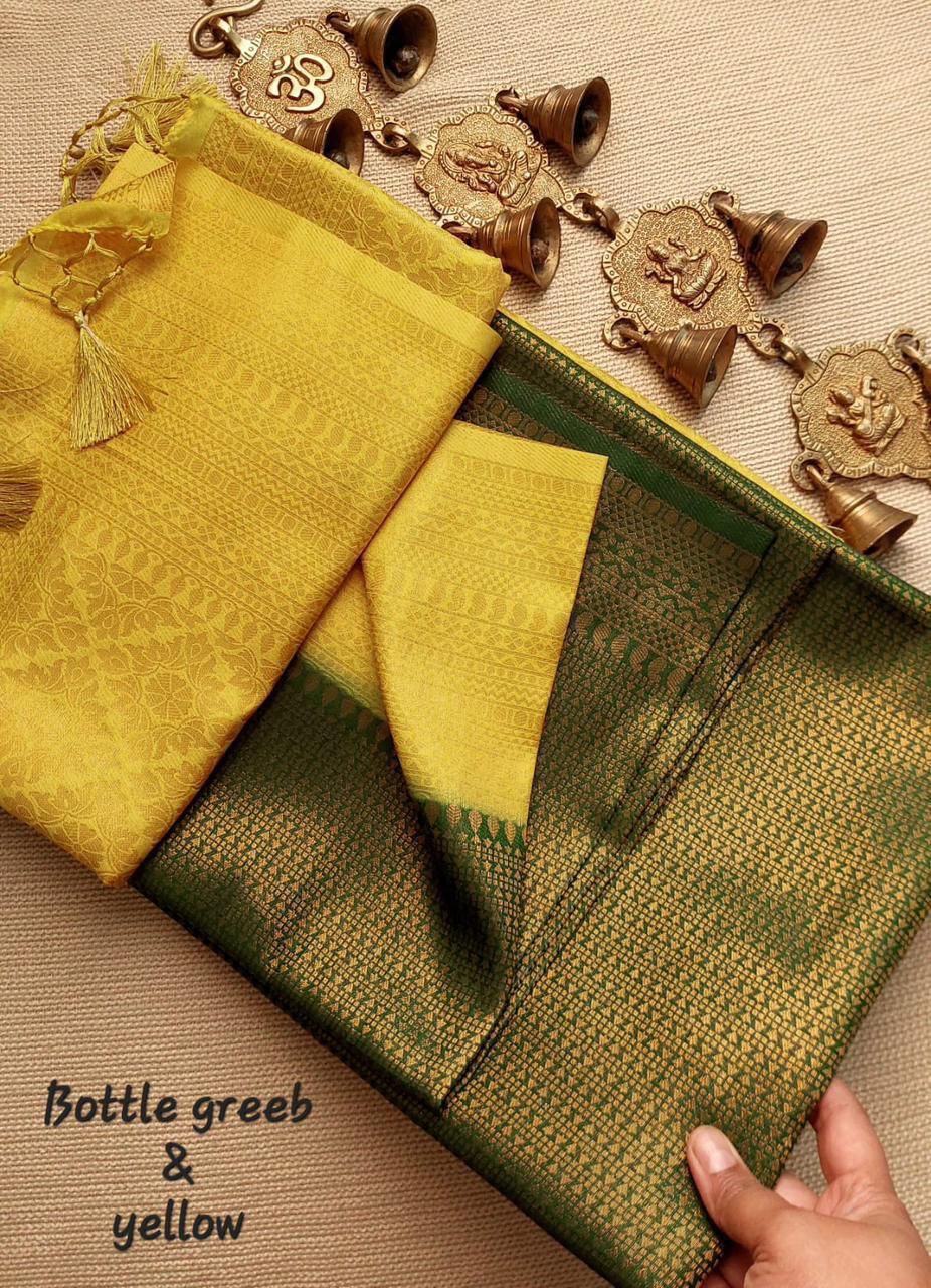 Kubera pattu silk saree.                    KP104