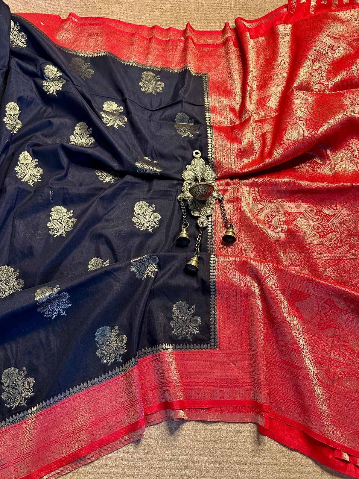 Banarasi Crep georgette silk saree CR107