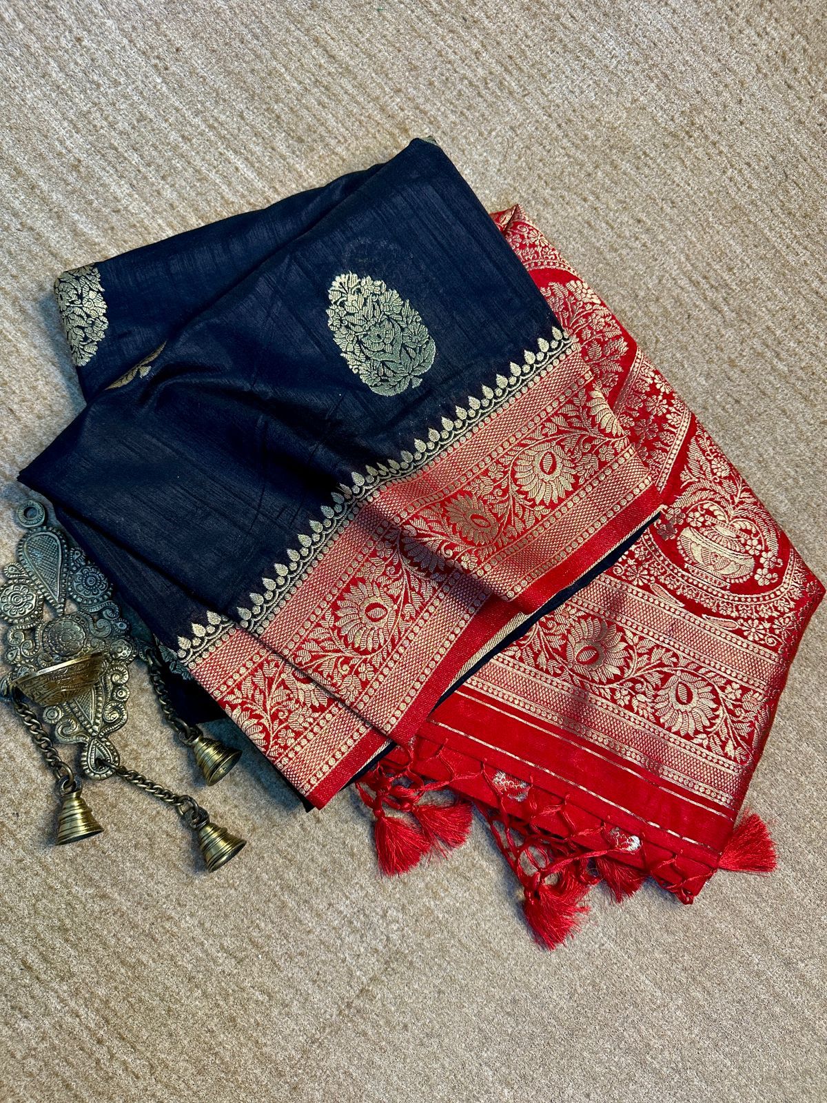 Banarasi mulberry cotton silk saree MB108