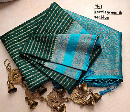 Banarasi mulberry cotton silk saree MB107