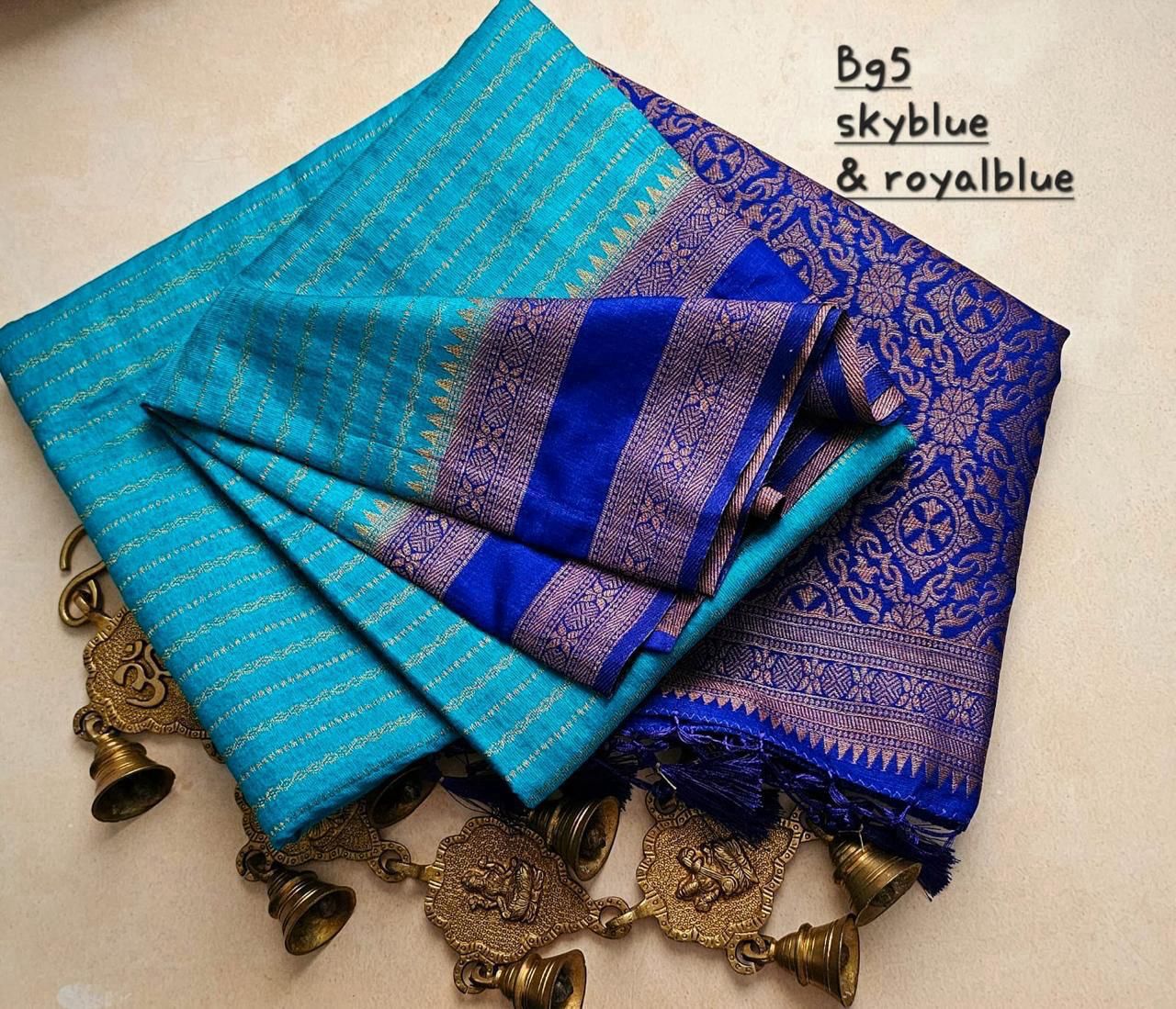 Banarasi mulberry cotton silk saree MB107