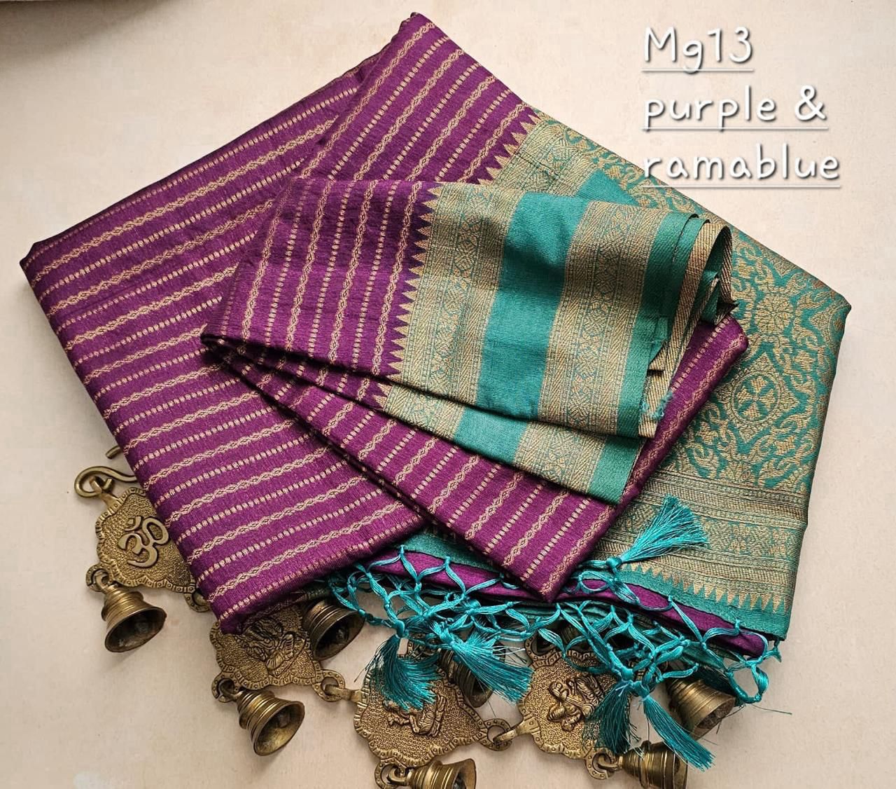 Banarasi mulberry cotton silk saree MB107