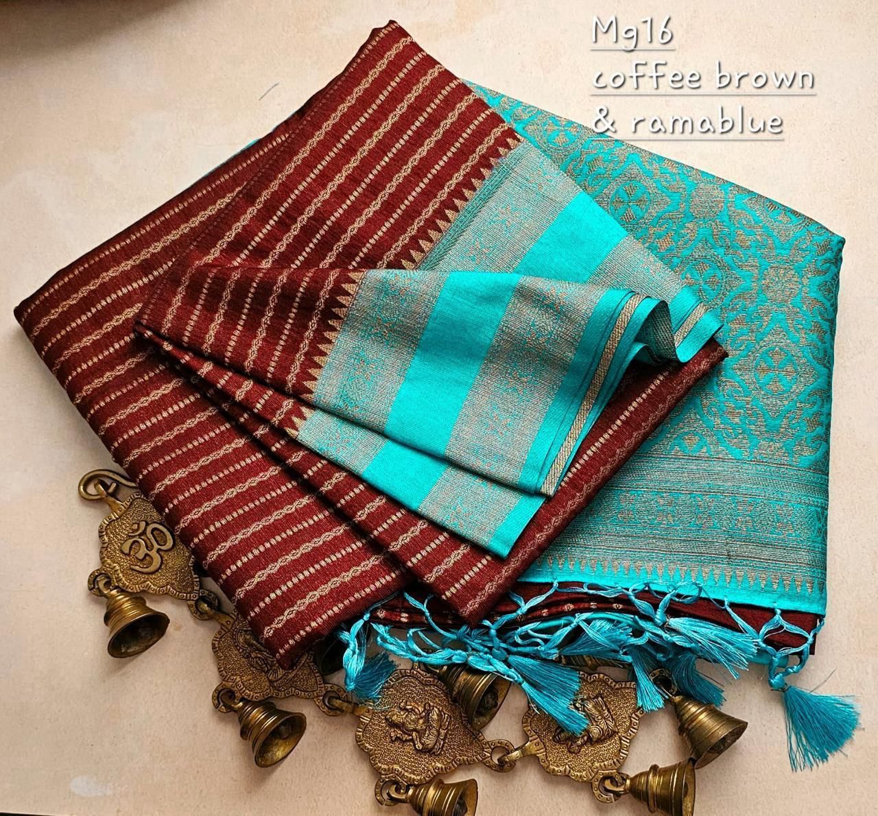 Banarasi mulberry cotton silk saree MB107