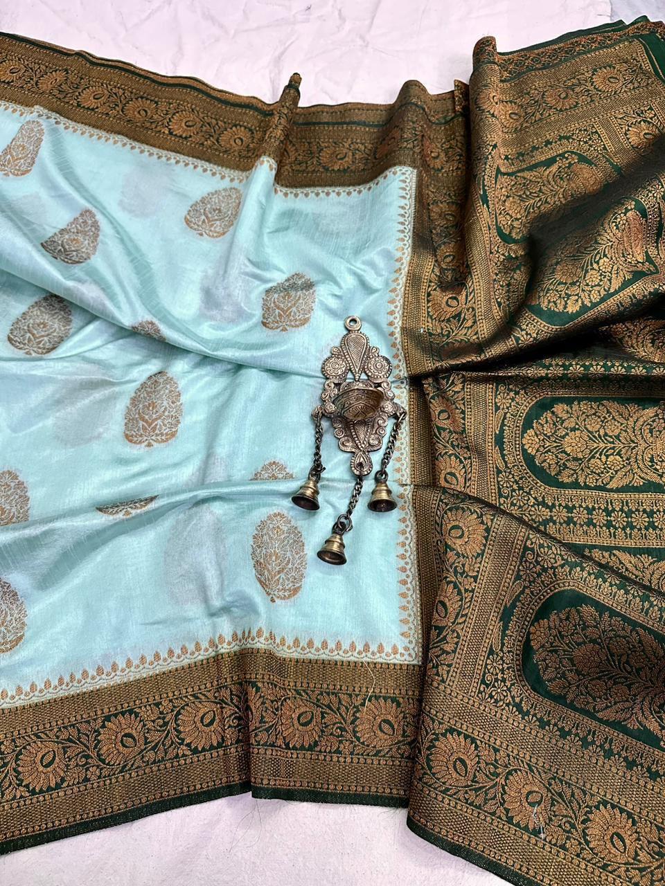 Banarasi mulberry cotton silk saree cr106