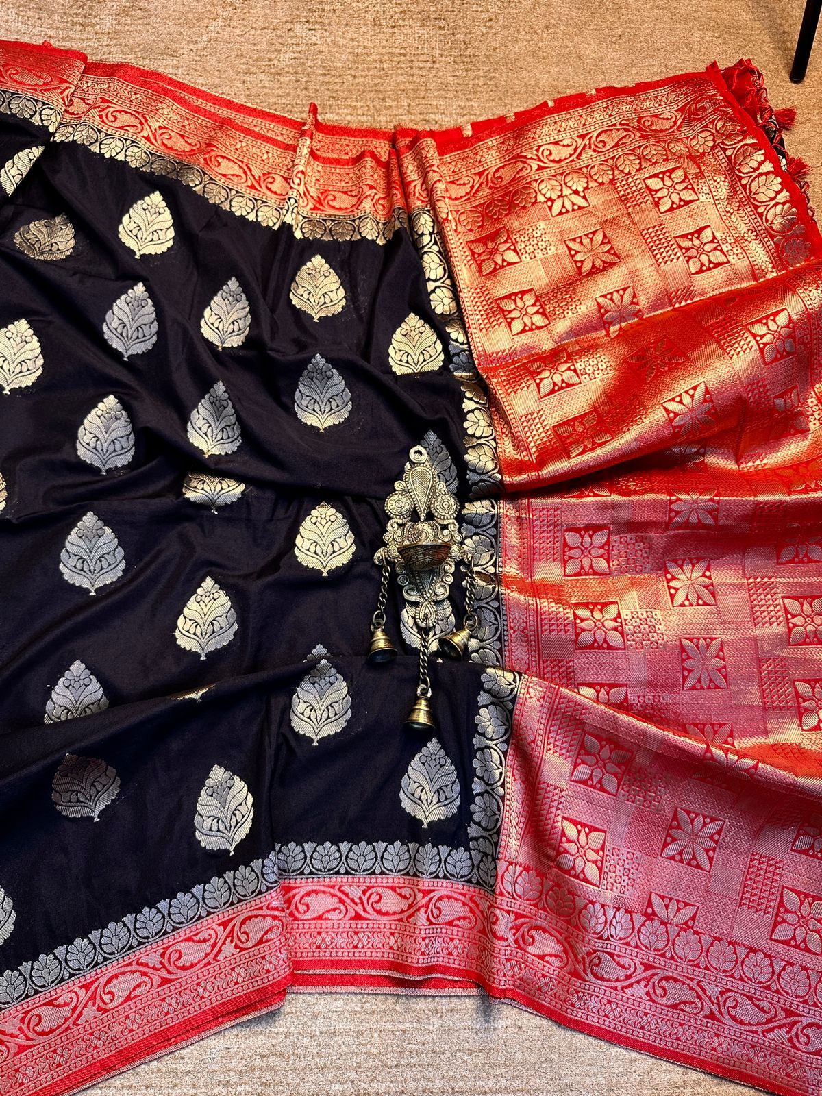 Banarasi Crep georgette silk saree cr105